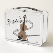 Swirled Music Personeel en Viooltekening | INITIAL (Voorkant)