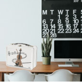 Swirled Music Personeel en Viooltekening | INITIAL