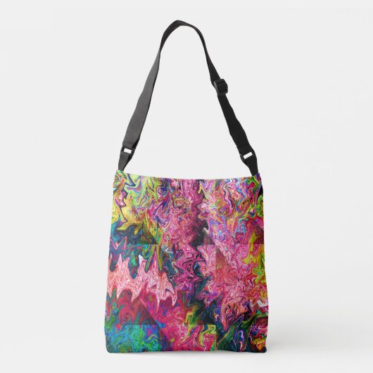 Swirlin' Squigglies.... Crossbody Tas (Achterkant)
