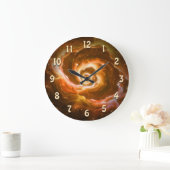 Swirling Alien Blob met Glow Effect Grote Klok (Huis)