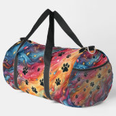 Swirling Cosmic Paw Print Plunjezak (Rechterhoek)