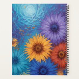 Swirling Floral Planner