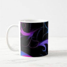 💫 Swirling Pink & Violet Pattern - Elegant & Myst Koffiemok