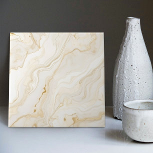 Swirling Sands Serene Kalmerende Faux Marble Tegeltje
