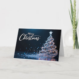 Swirling Sparkle Tree – Christmas Card Bedankkaart