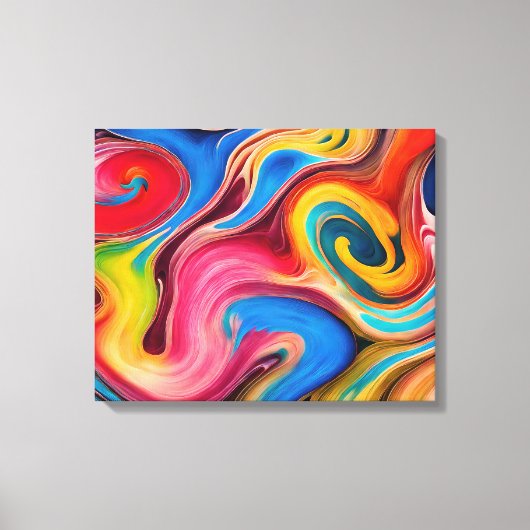 Swirls Canvas Afdruk (Voorkant)