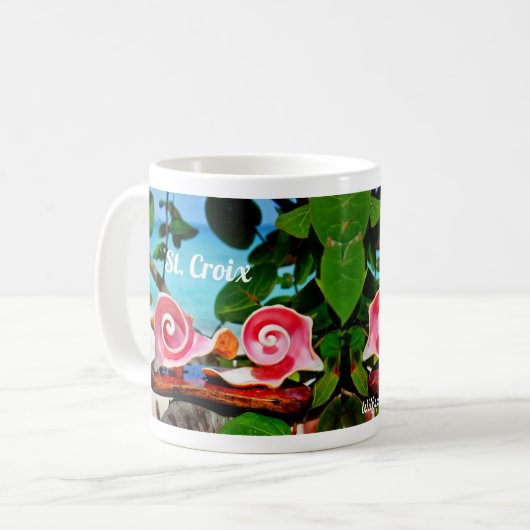 Swirls Conch Shell Mug St. Croix (Devant gauche)