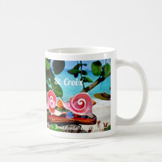 Swirls Conch Shell Mug St. Croix (Droite)