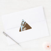 Swirls Driehoek Sticker (Envelop)