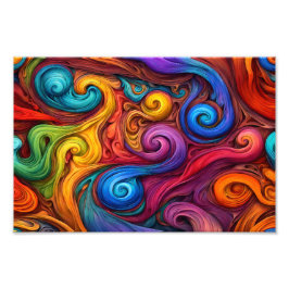 Swirls Foto Afdruk