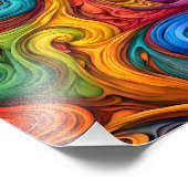 Swirls Foto Afdruk (Hoek)