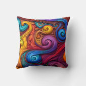 Swirls Kussen (Achterkant)