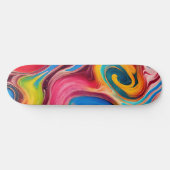 Swirls Skateboard (Horizontaal)
