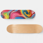 Swirls Skateboard (Horizontaal)