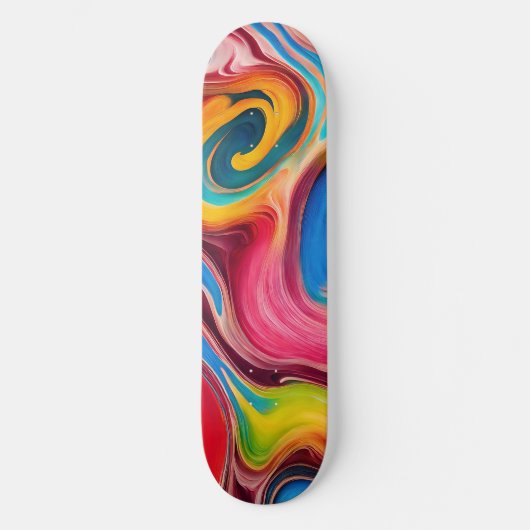 Swirls Skateboard (Voorkant)