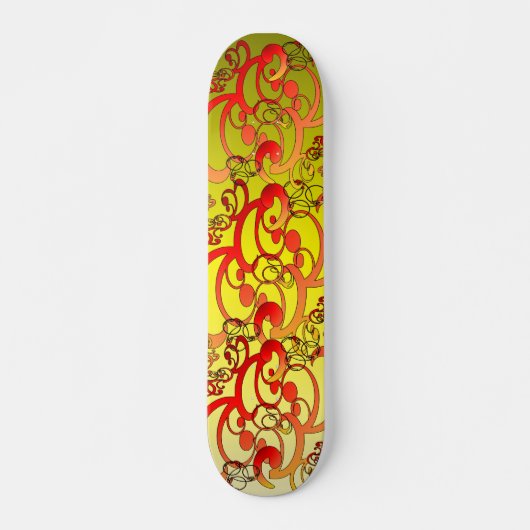 Swirls- Skateboard (Voorkant)