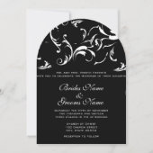 Swirls Wedding Invitation (Devant)