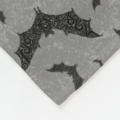 swirly bat swarm fleece deken (Hoek)