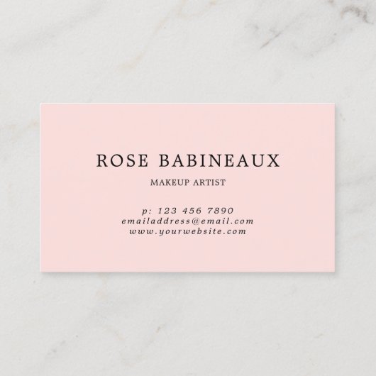 Swirly Calligraphy Loyalty Kaart Visitekaartje (Achterkant)