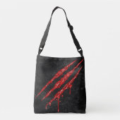 Swirly Claw Marks Crossbody Tas (Achterkant)