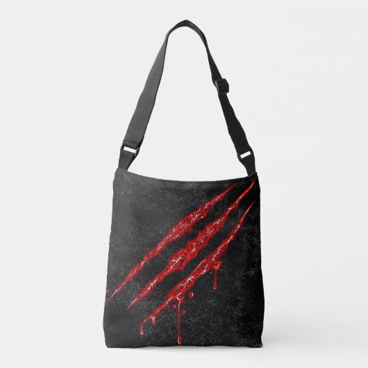 Swirly Claw Marks Crossbody Tas (Voorkant)