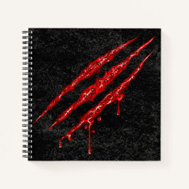 Swirly Claw Marks Notitieboek