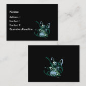 Swirly Distressed Paint Splats Visitekaartje (Voorkant / Achterkant)