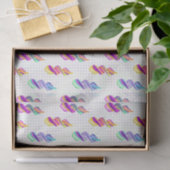 Swirly Icicles (Design 11 van de Paarse serie) Tissuepapier (Geschenk)