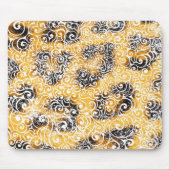 Swirly Leopard Pattern Muismat (Voorkant)