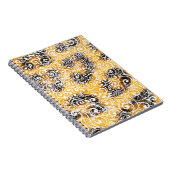 Swirly Leopard Pattern Notitieboek (Rechterzijde)