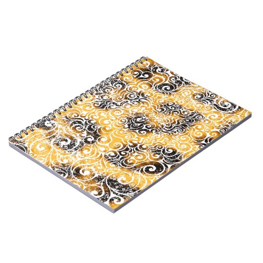 Swirly Leopard Pattern Notitieboek (Linkerzijde)