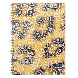 Swirly Leopard Pattern Notitieboek