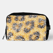 Swirly Leopard Pattern Toilettasje (Achterkant)