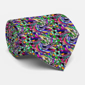 Swirly Mosaic Stropdas (Opgerold)