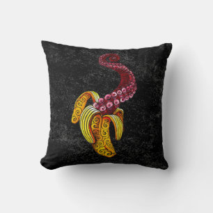 swirly mutant-banaan kussen