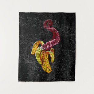 swirly mutant-banaan wandkleed