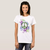 Swirly Peace Shirt (Voorkant volledig)