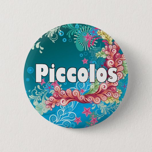 Swirly Piccolo Ronde Button 5,7 Cm (Voorkant)