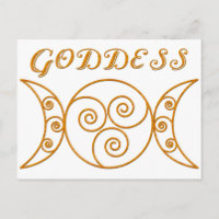 Swirly Triple Goddess Symbol