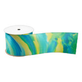 Swirly Turquoise en Yellow Lint (Spoel)