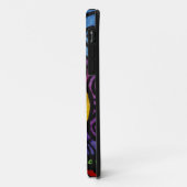 Swirly Whimsical Moon iphone case (Achterkant/links)