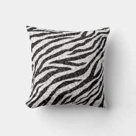 Swirly Zebra-ontwerp Kussen