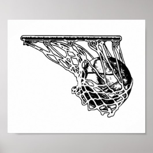 Swish Basketball Poster (Voorkant)