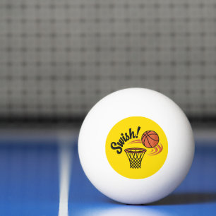 Swish Slam Dunk: basketbalstijl Pingpongballen