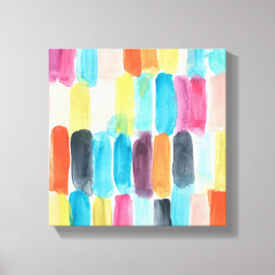 Swish Swatch I Canvas Afdruk