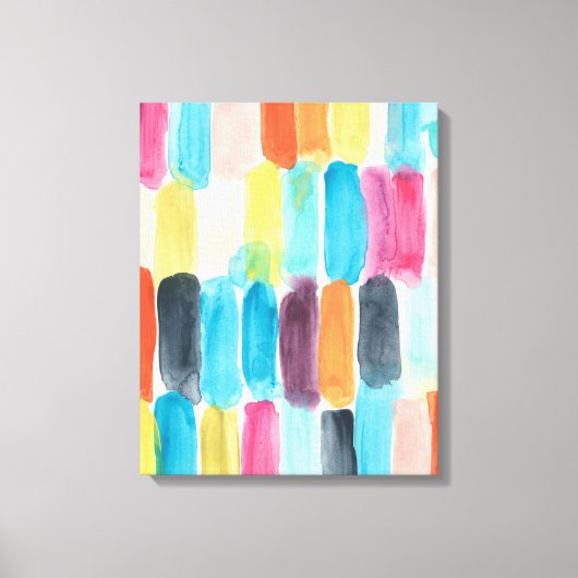 Swish Swatch I Canvas Afdruk (Voorkant)