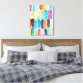 Swish Swatch I Canvas Afdruk (Insitu (Slaapkamer))