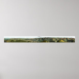 Swiss Alps Panorama 360° Poster