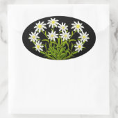 Swiss Edelweiss Flowers Bouquet Sticker (Tas)