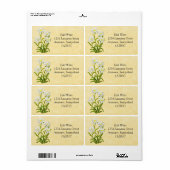 Swiss Edelweiss Flowers  Label (Full Sheet)